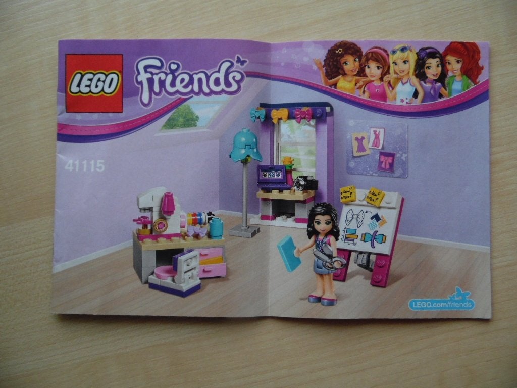 Lego Friends 41115 Emma's Ontwerpatelier, Compleet, Lego, Friends, Ophalen of Verzenden