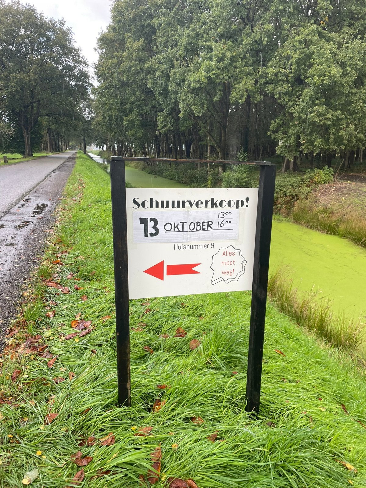 Grote Schuurverkoop 13-10 van 13.00-16.00, Ophalen