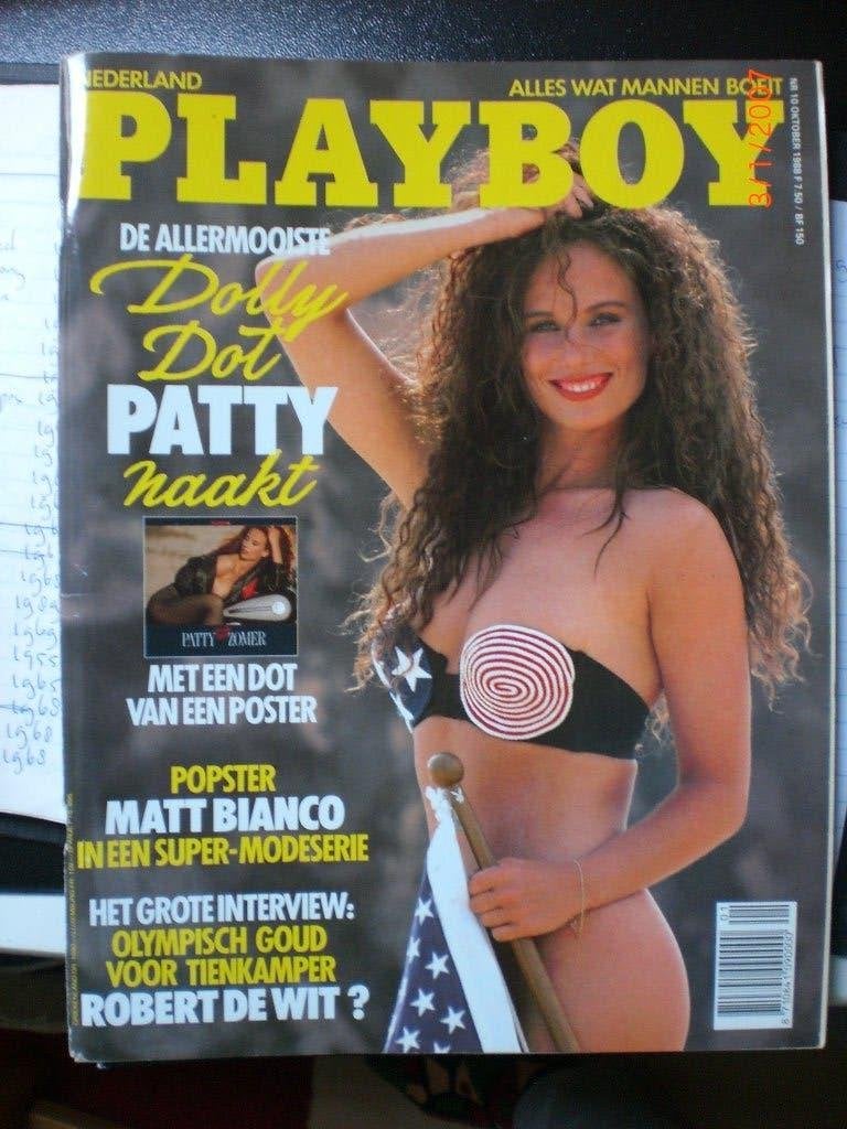 tijdschrift playboy oktober 1988 Patty Zomer / Dolly Dots, Ophalen of Verzenden, Zo goed als nieuw, Gossip of Showbizz