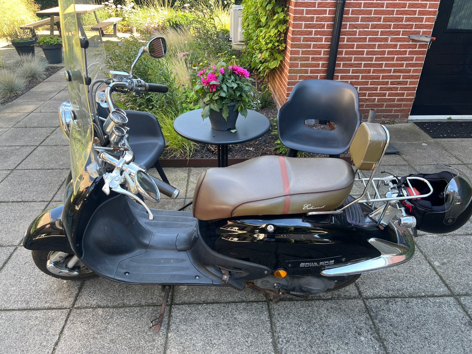 Edwards scooter, te koop of (in)ruilen tegen fiets, Fietsen en Brommers, Ophalen, Gebruikt, Benzine, Overige merken