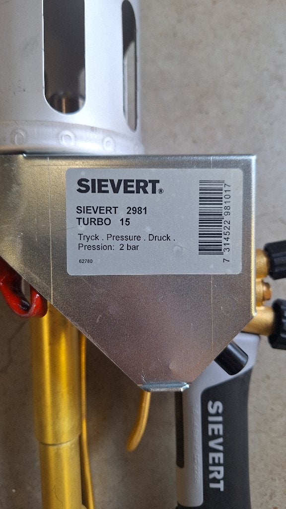 Sievert 2981 Turbo 15 Brander Gasbrander dakbrander NIEUW!, ,, Nieuw, Ophalen of Verzenden, ,
