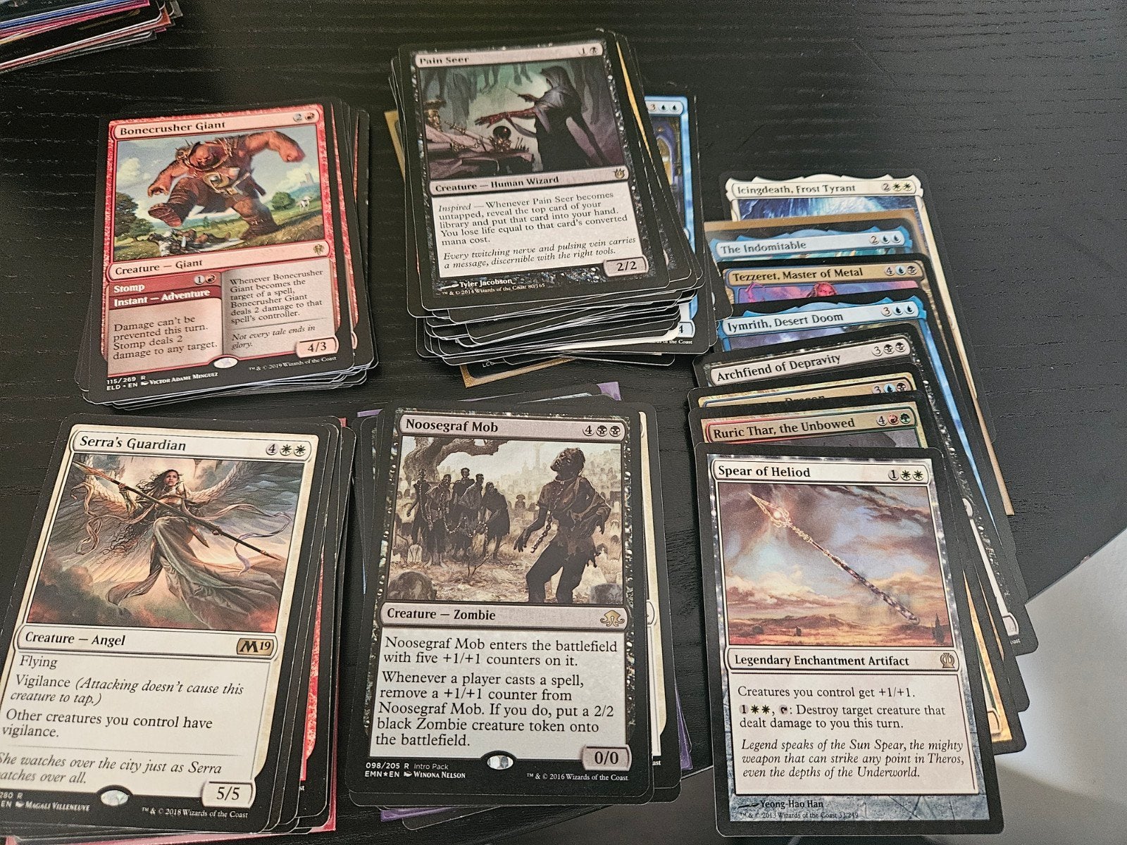 Ca 90 mtg rares/mythics tot 1 eu , paar foil., Ophalen of Verzenden, Zo goed als nieuw