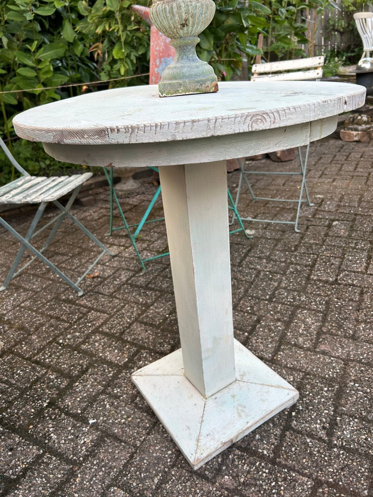 Brocante tuintafel/tafel, Ophalen of Verzenden