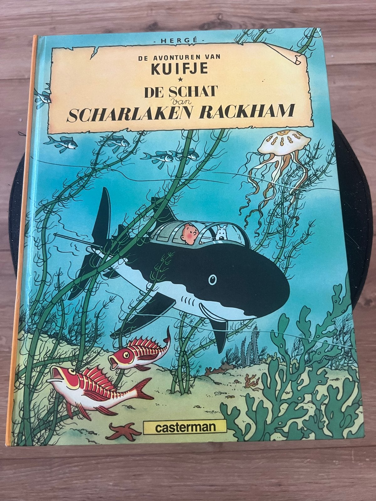 Kuifje: De Schat van Scharlaken Rackham - Hardcover, Boeken, Eén stripboek, Ophalen of Verzenden, Gelezen