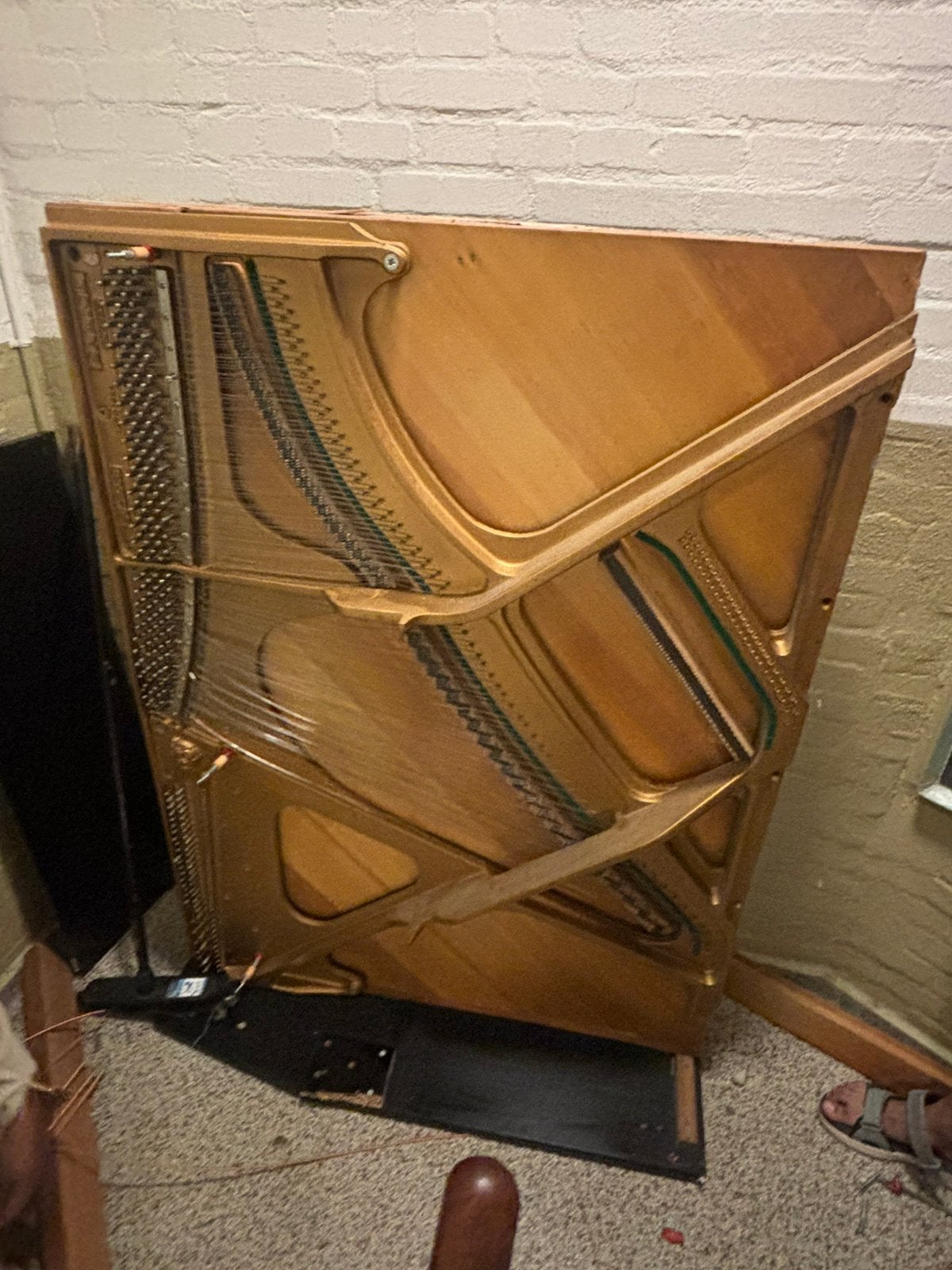 Hulp aub! En gratis koper !, Muziek en Instrumenten, Ophalen, Gebruikt, Zwart, Piano