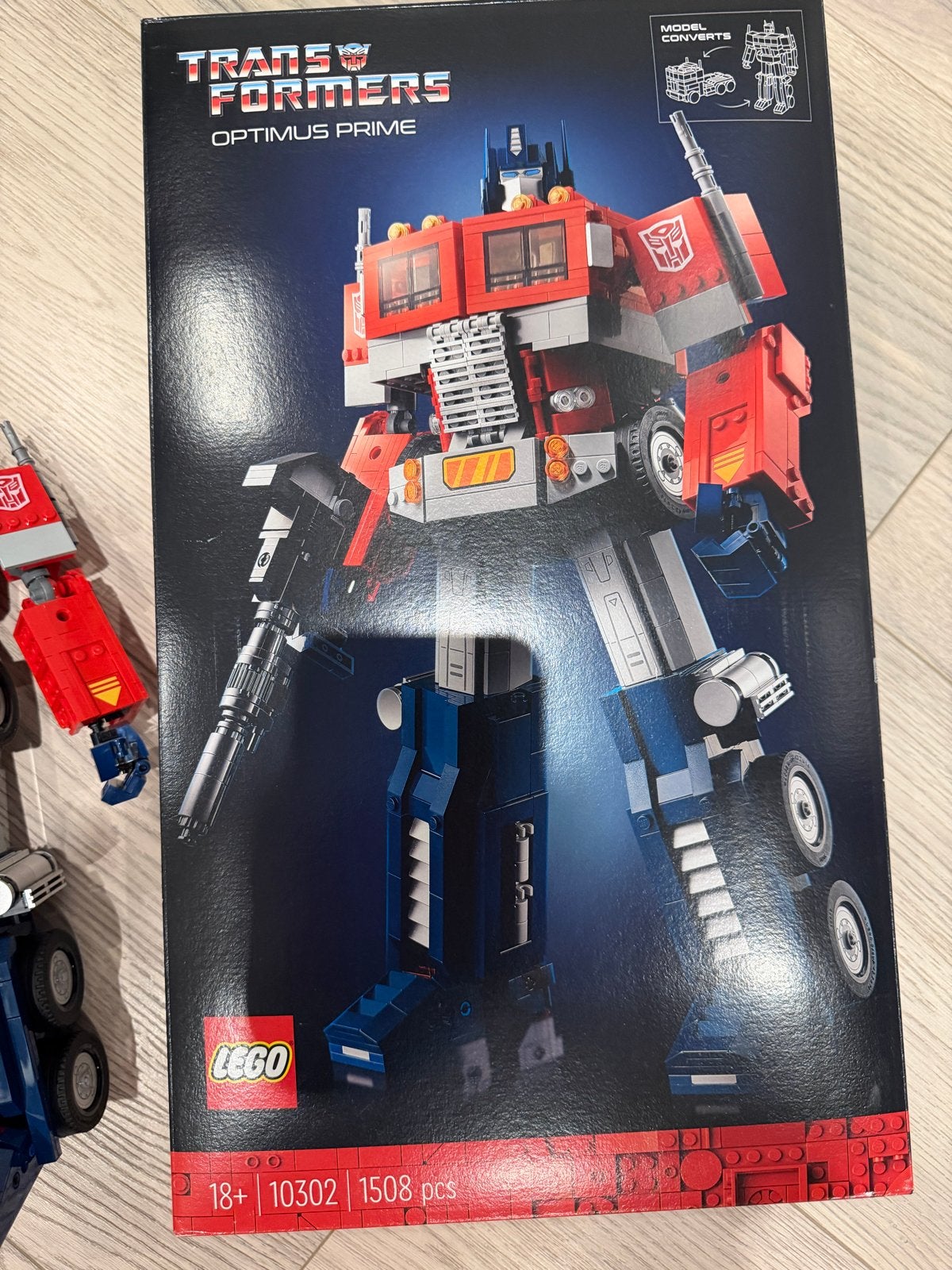 LEGO Transformers Optimus Prime 10302 - Nieuwstaat, Ophalen of Verzenden, Zo goed als nieuw, Overige merken