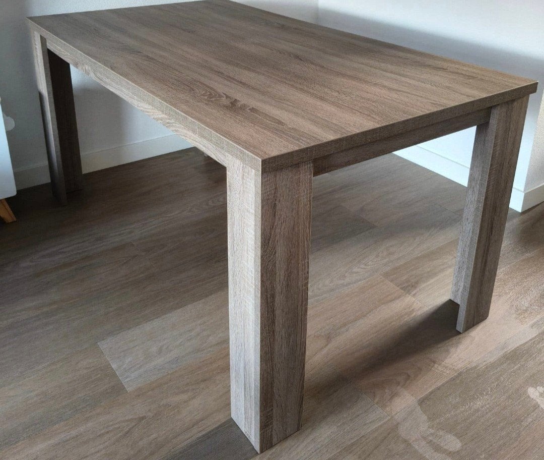 mooie uitschuifbare eettafel, Ophalen, 50 tot 100 cm, Zo goed als nieuw, 150 tot 200 cm