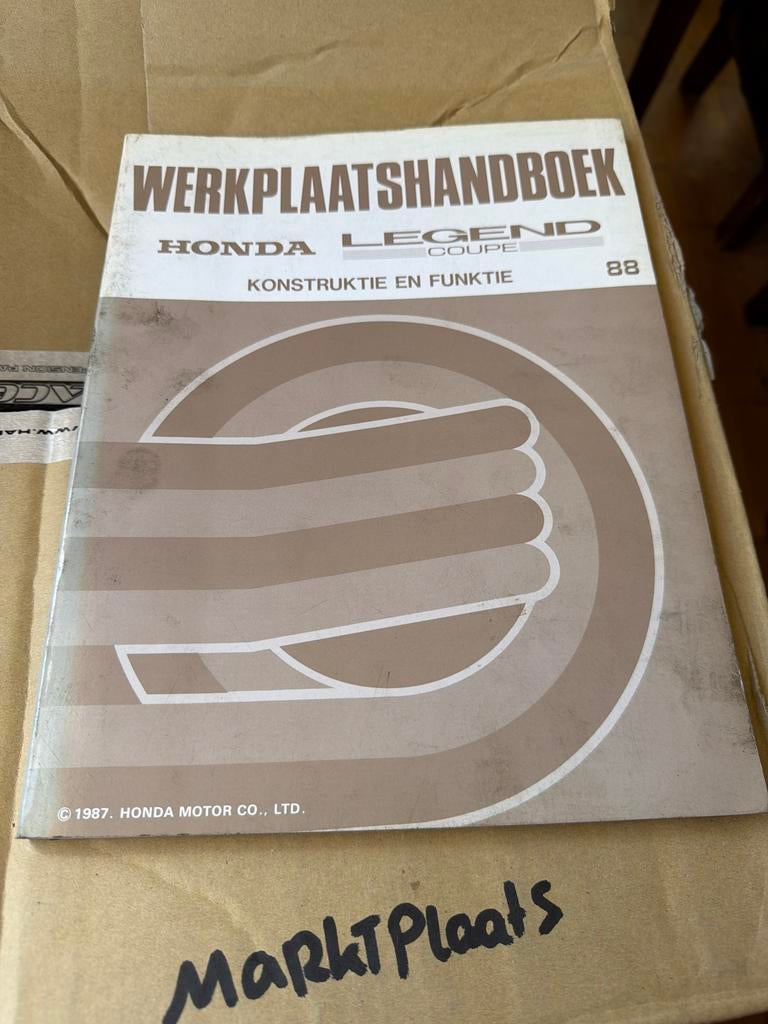 Werkplaatshandboek Honda Legend Coupe 1988, Ophalen of Verzenden, Zo goed als nieuw