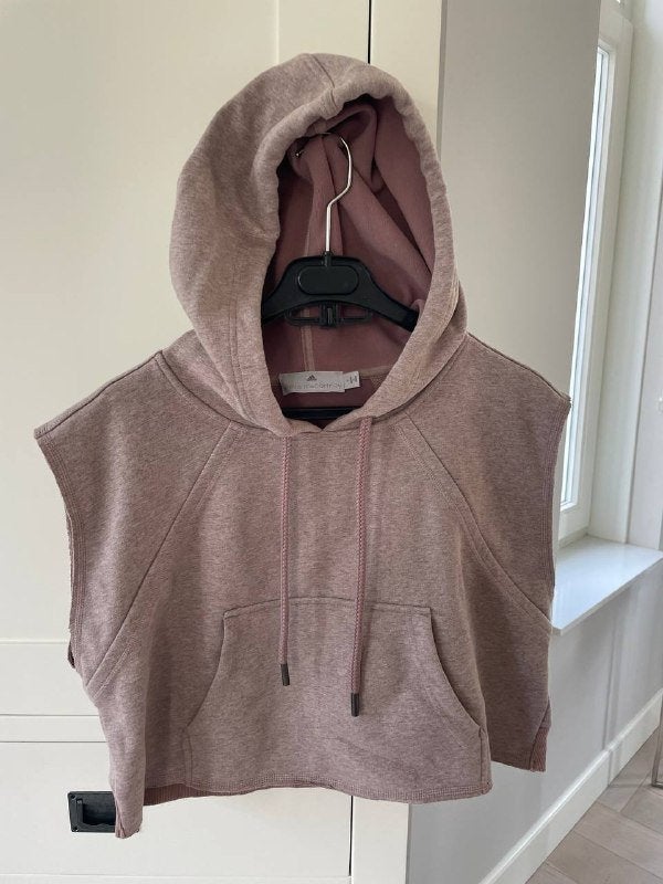 adidas by Stella McCartney mouwloze hoodie maat S, Adidas, Nieuw, Ophalen of Verzenden, Roze