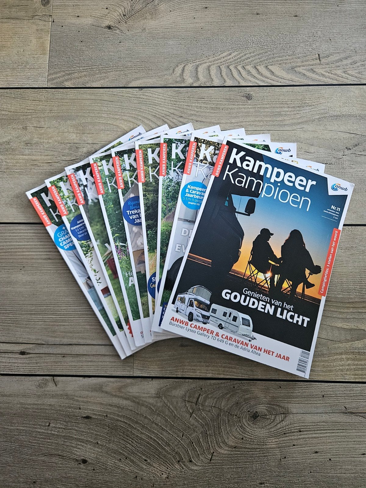 ANWB Kampeer Kampioen tijdschriften - diverse edities, Ophalen of Verzenden, Gelezen, Overige typen