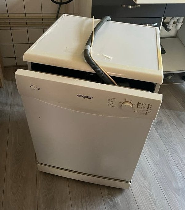 Exquisit Vaatwasser - Gebruikt, Werkend + Verlengslang, Ophalen, Gebruikt, Vrijstaand, 60 cm of meer
