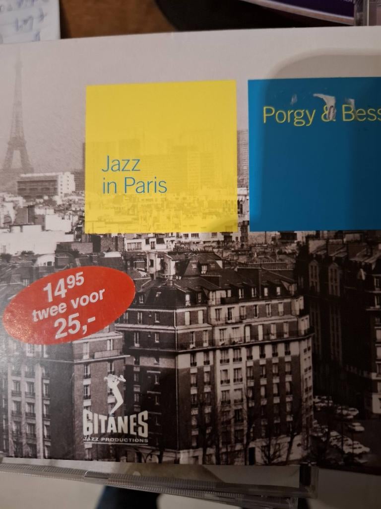 Jazz in Paris Porgy and Bess, Ophalen of Verzenden, 1980 tot heden, Zo goed als nieuw, Jazz