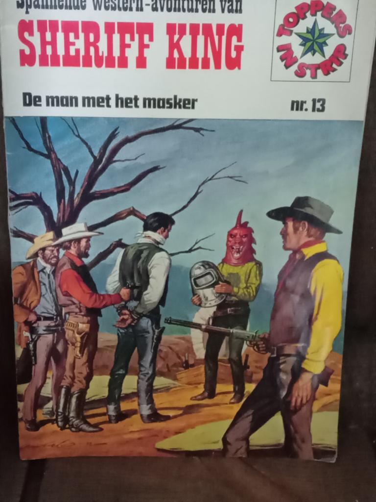 Sheriff King Toppers in Strip nr. 11, 12, 13 ., Boeken, Stripboeken, Meerdere stripboeken, Ophalen of Verzenden, Gelezen, Diverse