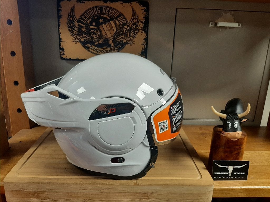 Beon stratos helm wit XS Beon systeemhelm motor brommer helm, Motoren, XS, Pascalstraat 6 1704 RD Heerhugowaard, Systeemhelm, Dames
