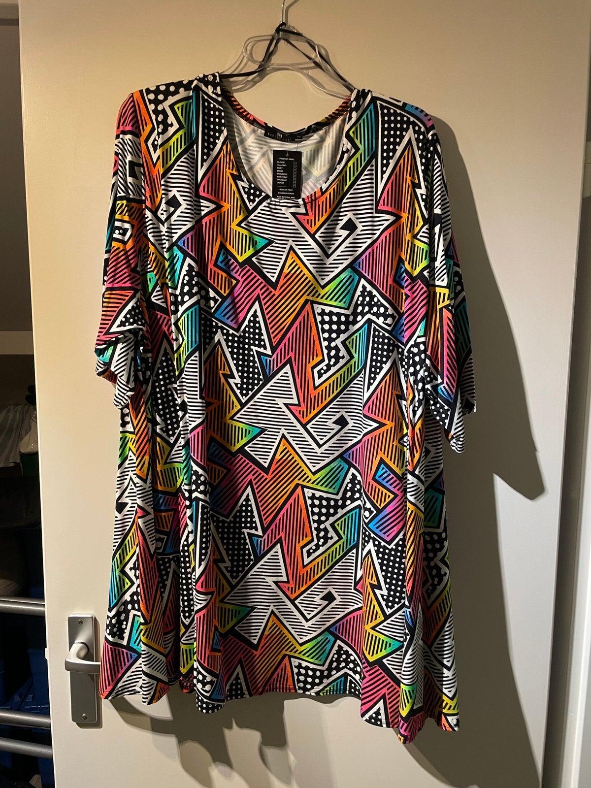 Nieuwe kleurijke royale alijn tuniek van naveed maat 56/58, Overige kleuren, Verzenden, Blouse of Tuniek, Naveed