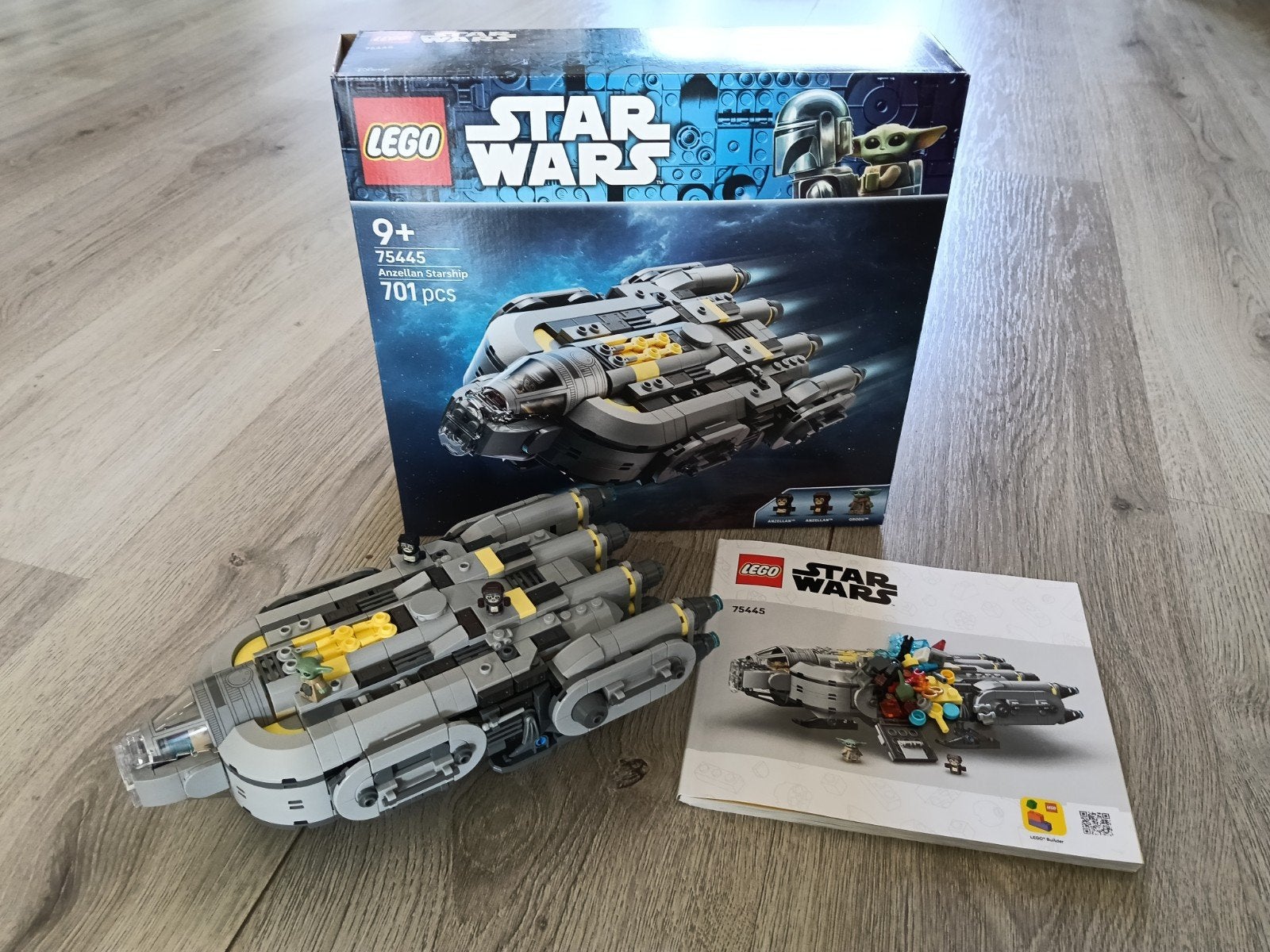 lego star wars anzellan starship 75445 grogu, Star Wars, Lego, Ophalen of Verzenden, Zo goed als nieuw