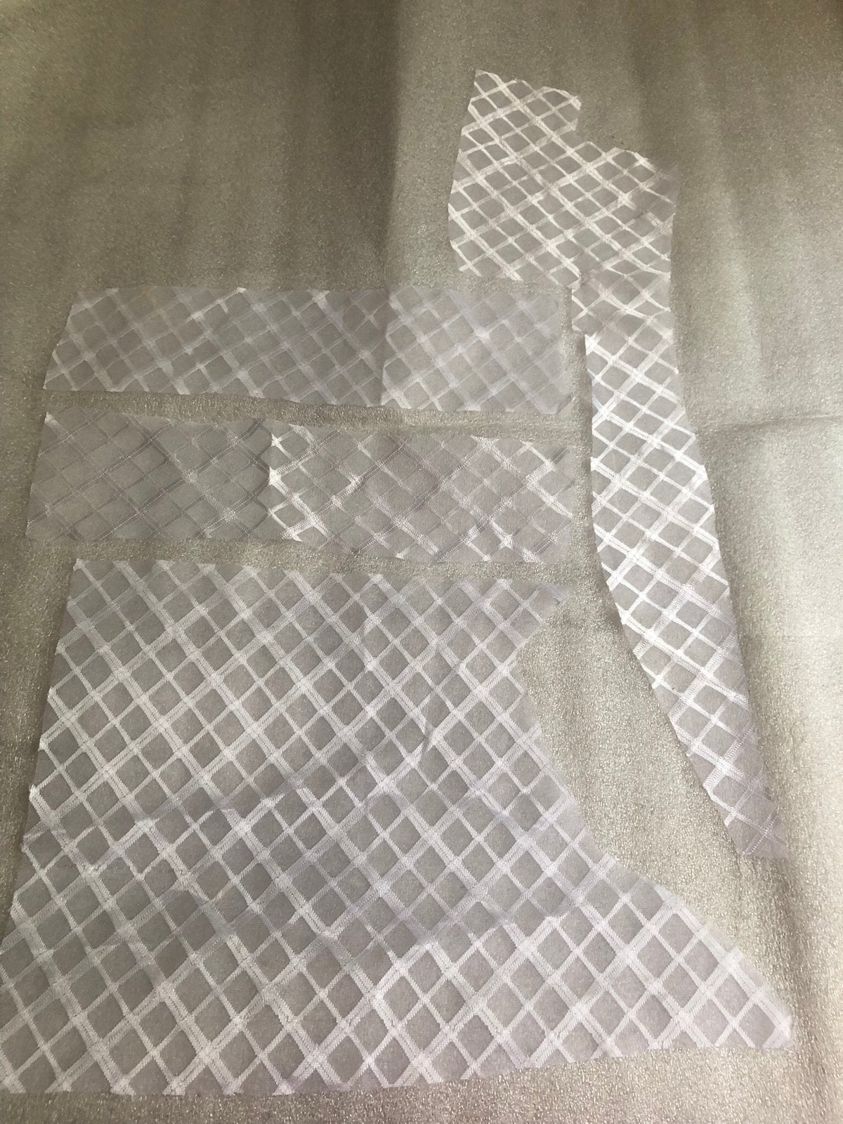 Lapje kant - RESTANT - 1.50 €  - 4 X wit, 120 cm of meer, Wit, Nieuw, Ophalen of Verzenden
