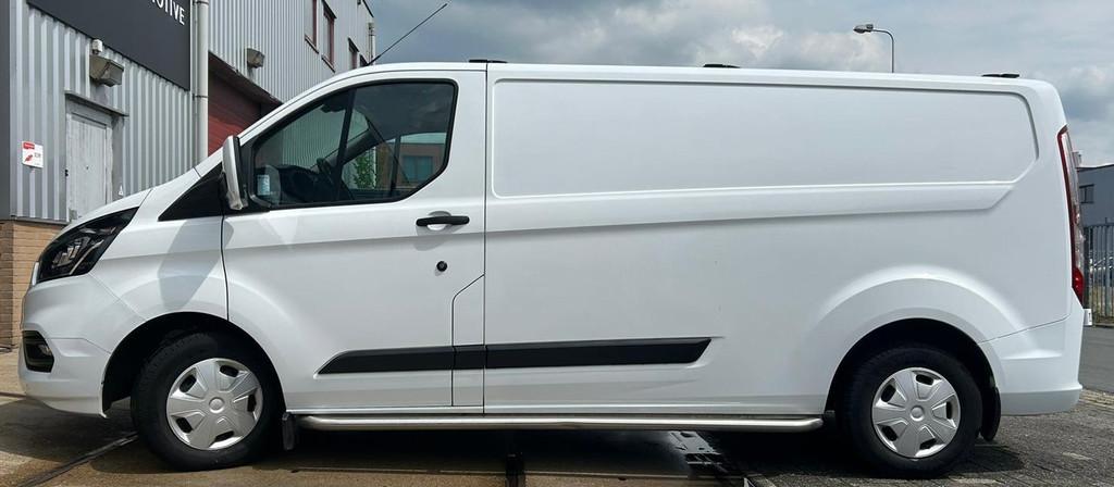 Ford Transit Custom 300 2.0 TDCI L2H1 Trend Airco|PDC|Cruise, Auto's, Bestelauto's, Voorwielaandrijving, Stof, 4 cilinders, Wit