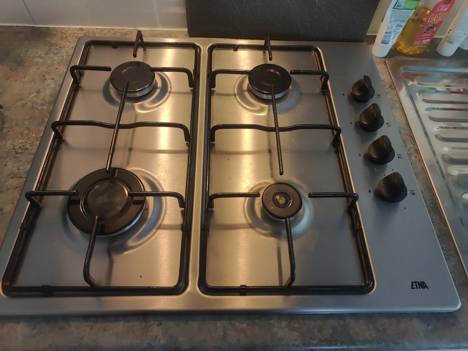 Etna Gasfornuis Camping, Minder dan 85 cm, Inbouw, Gas, 4 kookzones