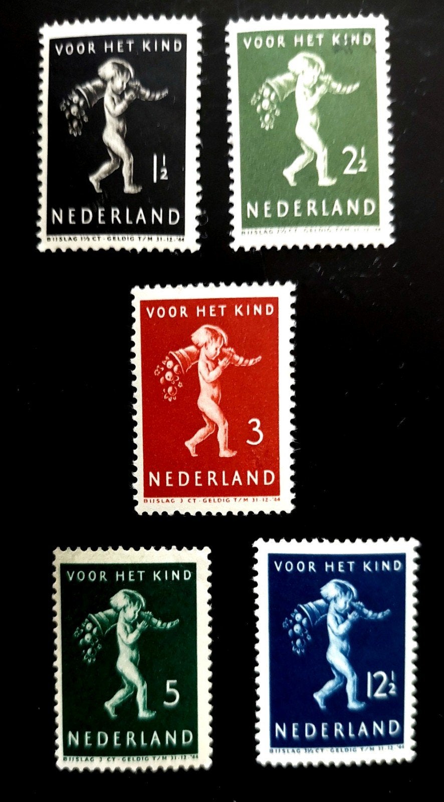 Kinderzegels 1939 ongebruikt., Ophalen of Verzenden, T/m 1940, Postfris