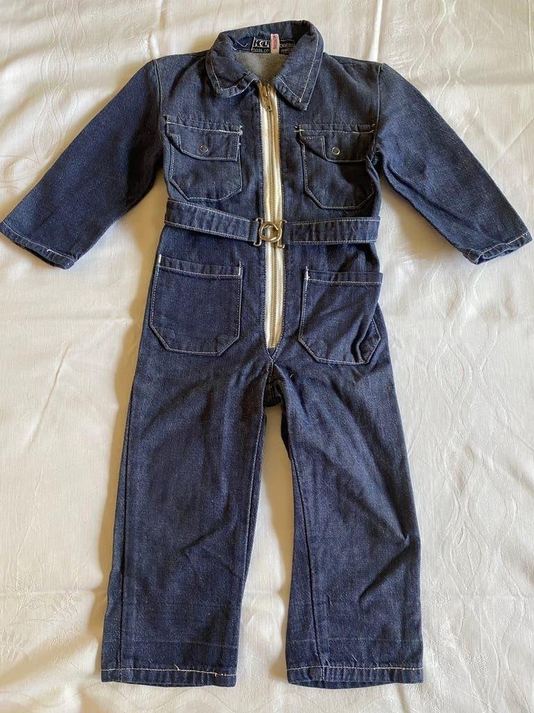 KLM vintage overall maat 92, Overige typen, Ophalen of Verzenden, Zo goed als nieuw, Sanfort