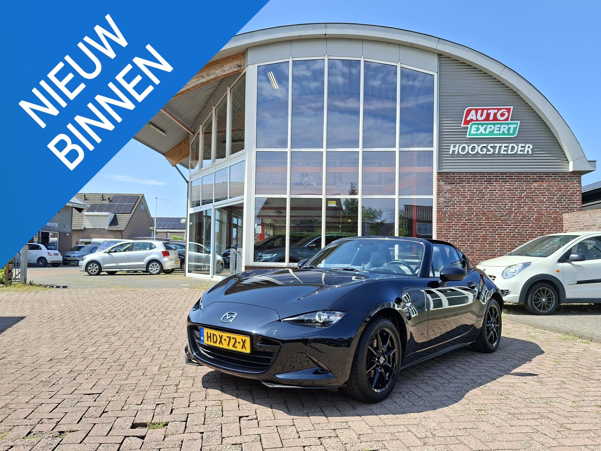 Mazda MX-5 RF 1.5 SkyActiv-G 132 Luxury, Leer|carplay|PDC|Cr, Auto's, Mazda, Achterwielaandrijving, Gebruikt, Euro 6, 4 cilinders