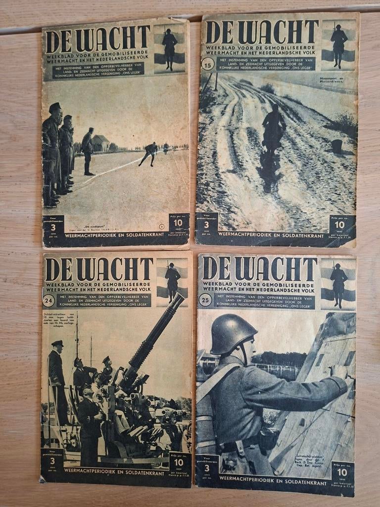 Wo2 De Wacht Nederlandse leger voor 1940 legermagazine mwo, Ophalen of Verzenden, Nederland, Boek of Tijdschrift