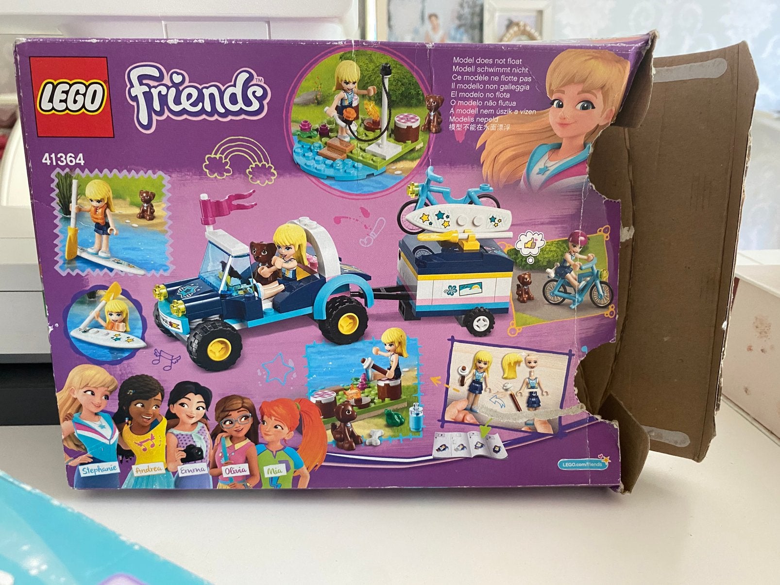 LEGO Friends set met eiland en auto, Lego, Friends, Ophalen of Verzenden, Zo goed als nieuw