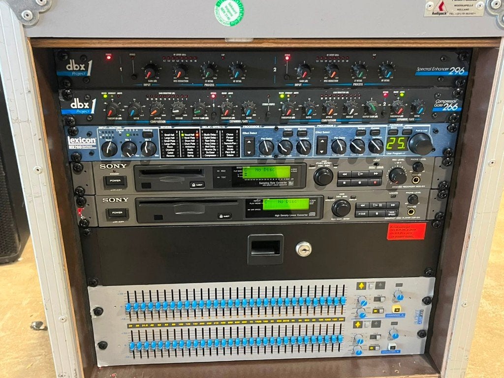Compleet effectenrack / play rack zie advertentie, Lvg, Delay of Echo, Ophalen of Verzenden, Zo goed als nieuw