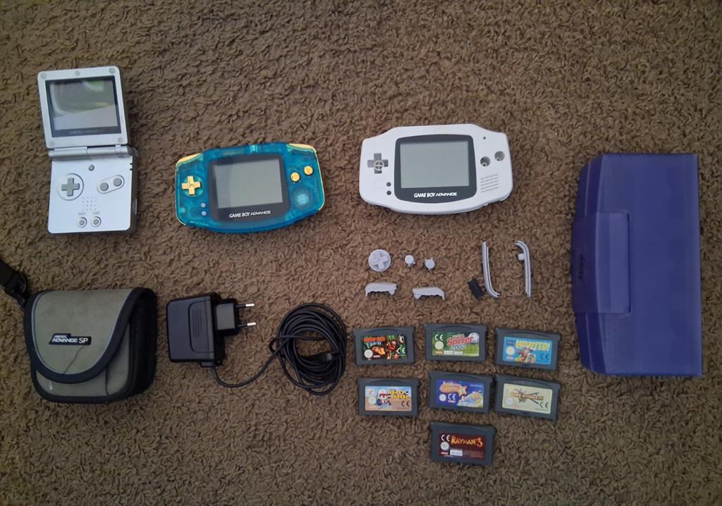 Gameboy Advance en Gameboy Advance SP, Ophalen of Verzenden, Gebruikt, Met beschermhoes of tas
