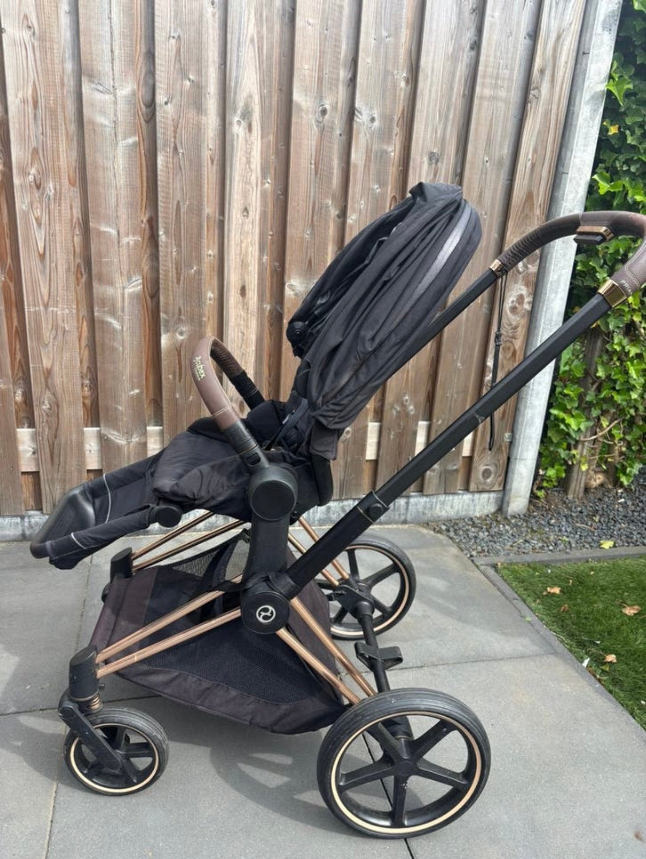 Cybex duo priam 4+ cloud T i-size rose gold, Kinderen en Baby's, Buggy's, Ophalen of Verzenden, Gebruikt, Overige merken, Duomodel