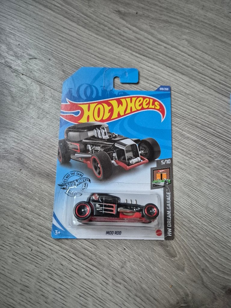 Hot Wheels Mod Rod HW Dream Garage Black Red lange kaart, Ophalen of Verzenden, Nieuw, Auto