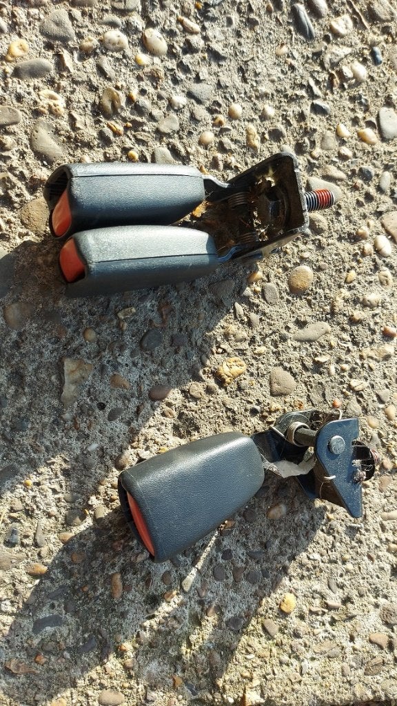 Set achterste gordelhouders Volvo S80 uit 2004, Ophalen of Verzenden