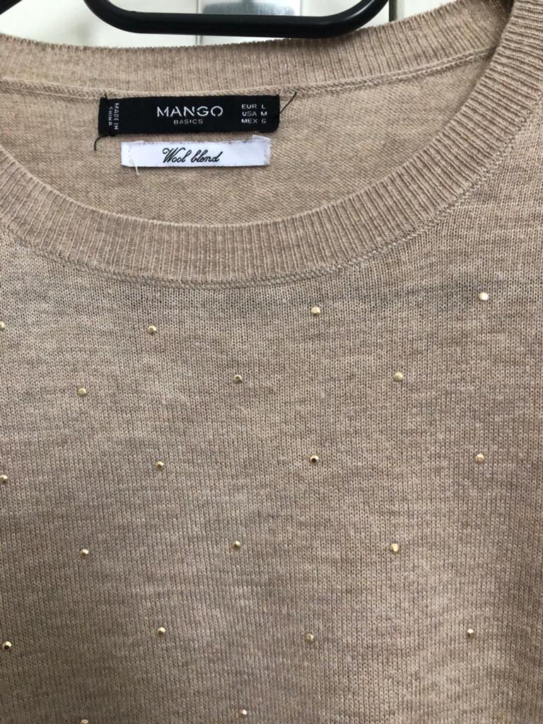 Mango Trui, Ophalen, Nieuw, Maat 42/44 (L), Beige