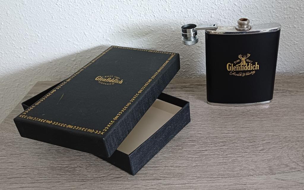 Heupflesje Glenfiddich, Ophalen of Verzenden, Zo goed als nieuw, Overige typen