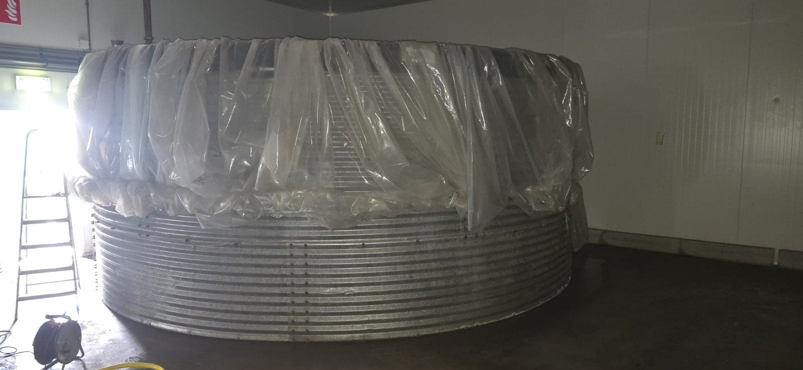 Watersilo / Waterbassin - 6m diameter, 2.5m hoog, Ophalen of Verzenden, Gebruikt