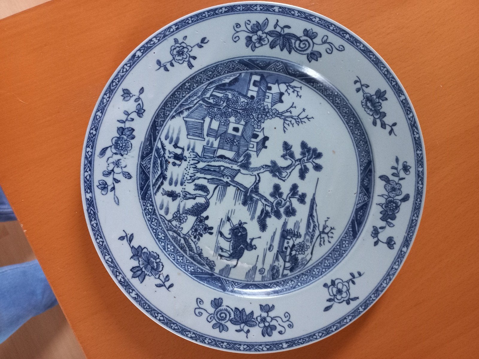 Te koop groot Chinees bord, Ophalen