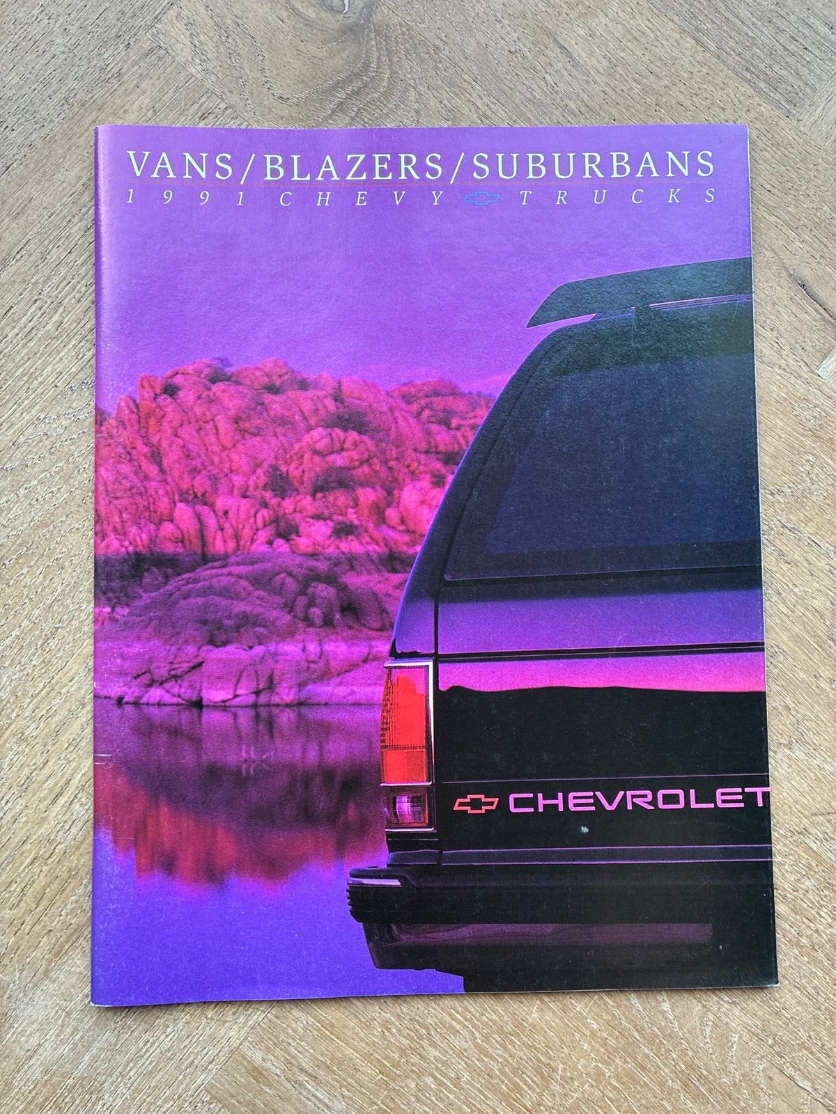 1991 Chevy Van / Blazer / Suburban brochure, Verzenden, Zo goed als nieuw, Chevrolet