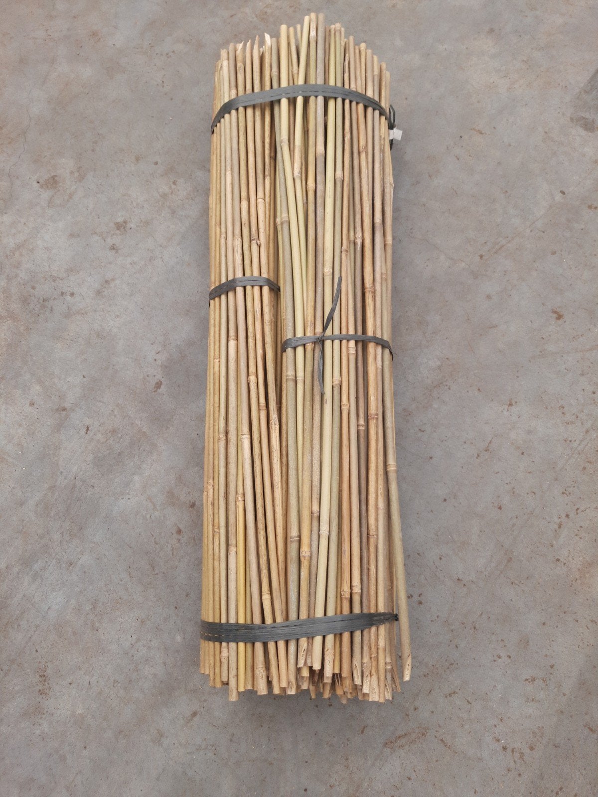 250 bamboestokken  110 cm lang , 12/14 mm, Ophalen, Hout, 100 tot 150 cm