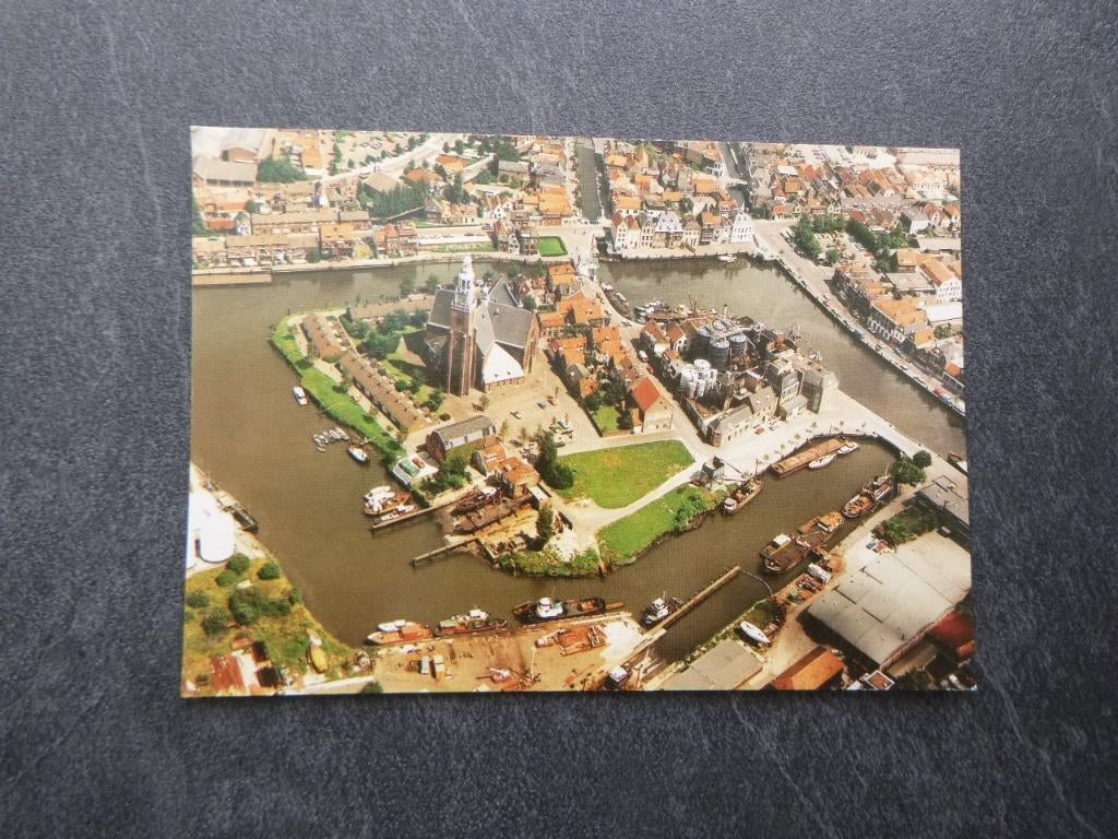 kerk eiland Maassluis, luchtfoto, Verzenden, 1980 tot heden, Ongelopen, Noord-Brabant