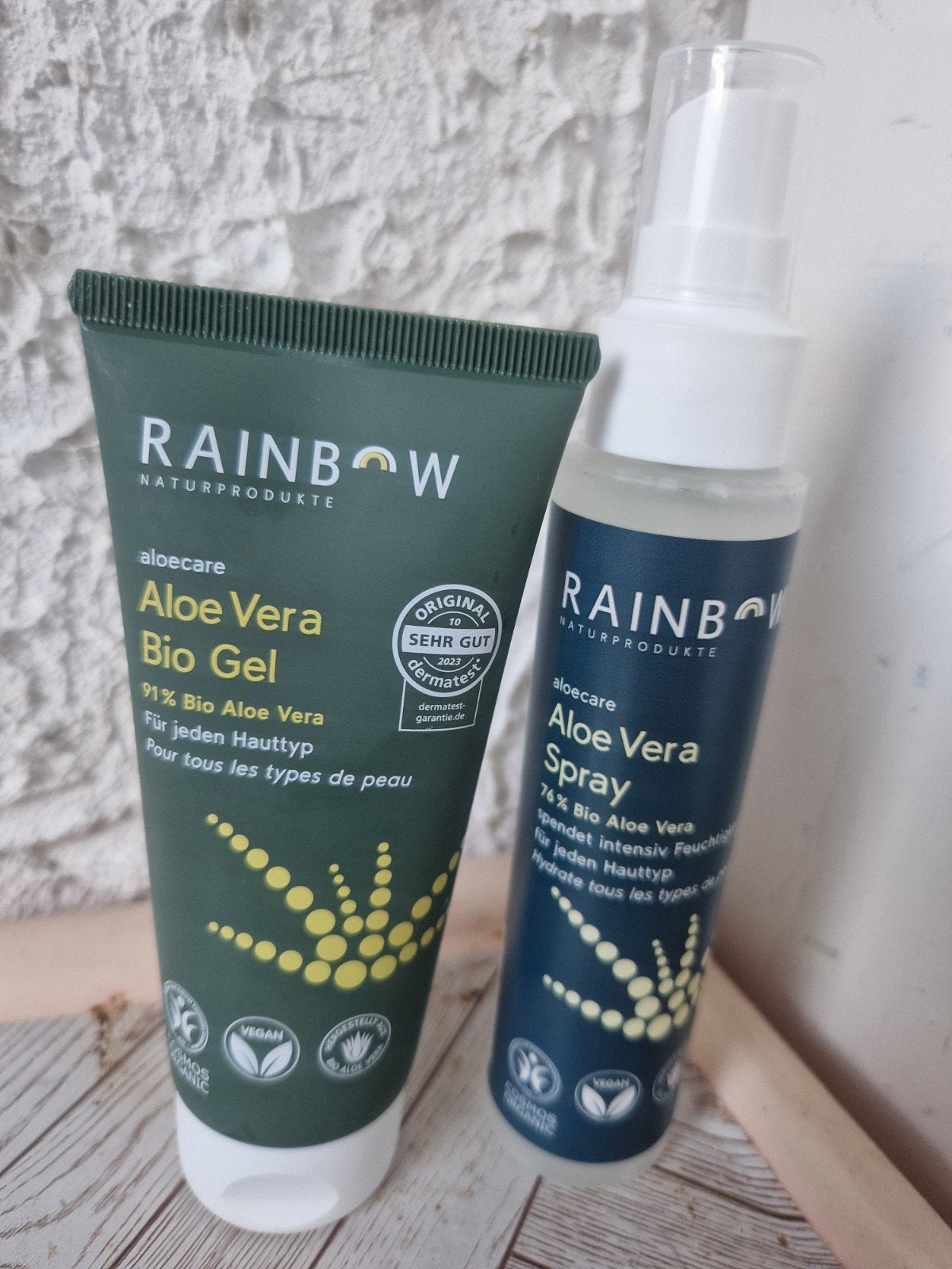 Nieuw Rainbow Aloecare Gezichtsverzorging Set: Spray & Gel, Ophalen of Verzenden, Nieuw, Gehele gezicht, Verzorging