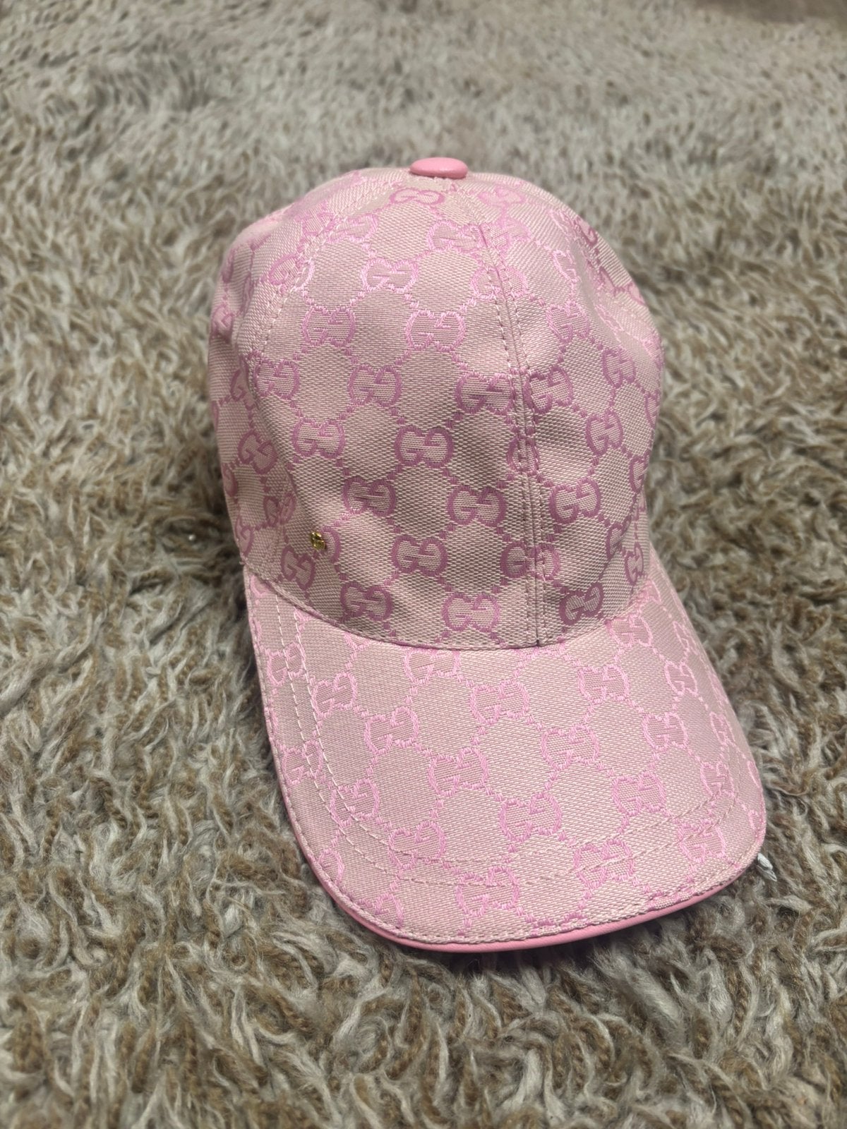 Roze qucci pet met kaartje erbij, Ophalen of Verzenden, Zo goed als nieuw, Meisje