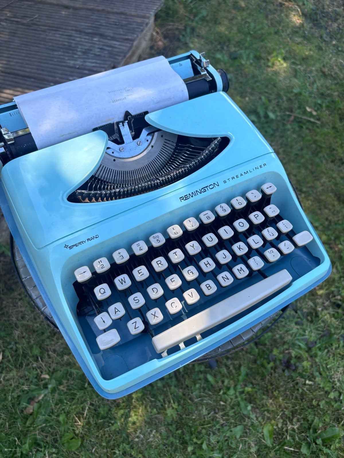 Vintage Remington Streamliner Typemachine, Diversen, Typemachines, Ophalen of Verzenden, Gebruikt