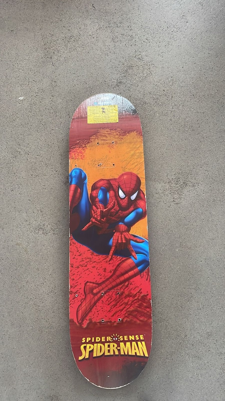 Spider-Man Skateboard Deck - Decoratie Plankje, Sport en Fitness, Skateboarden, Ophalen of Verzenden, Gebruikt, Skateboard