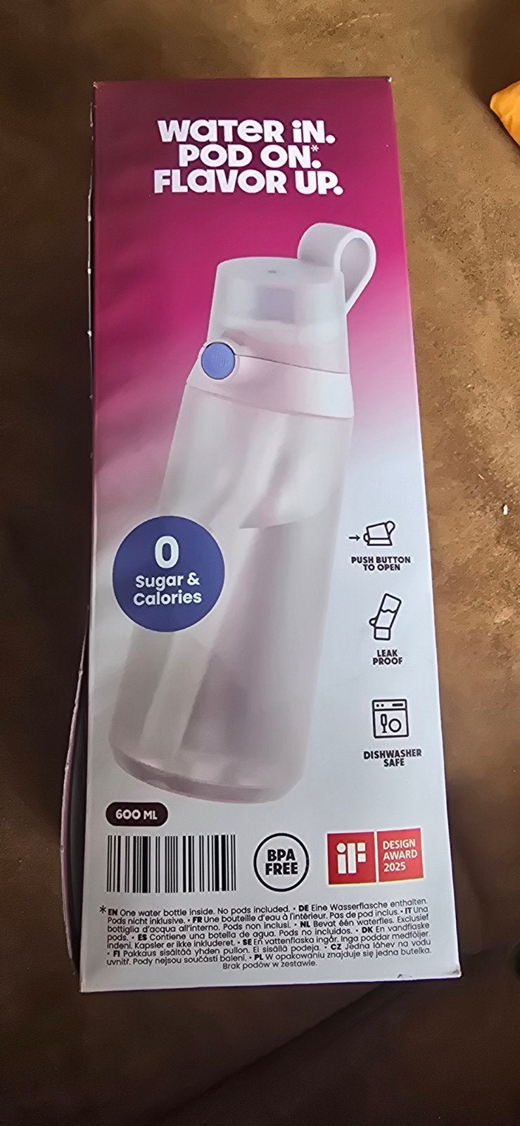 Air up 600ml waterfles (nieuw in doos), Overige typen, Kunststof, Nieuw, Ophalen of Verzenden