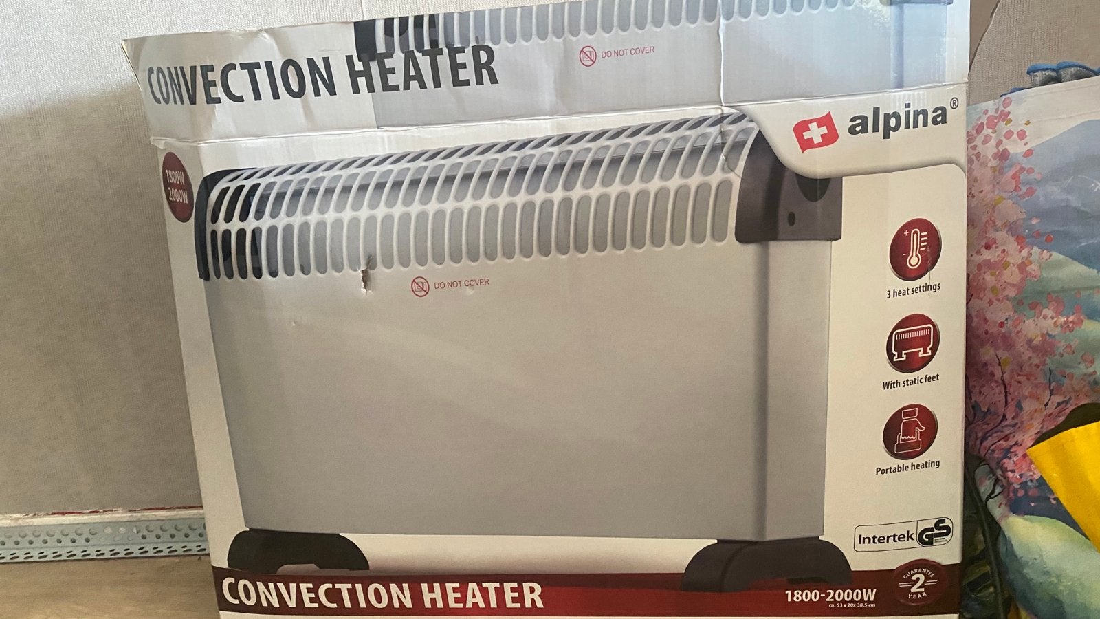 Nieuwe Alpina Convectie Kachel - Elektrische Verwarming, Ophalen, 30 tot 80 cm, Minder dan 60 cm, 800 watt of meer