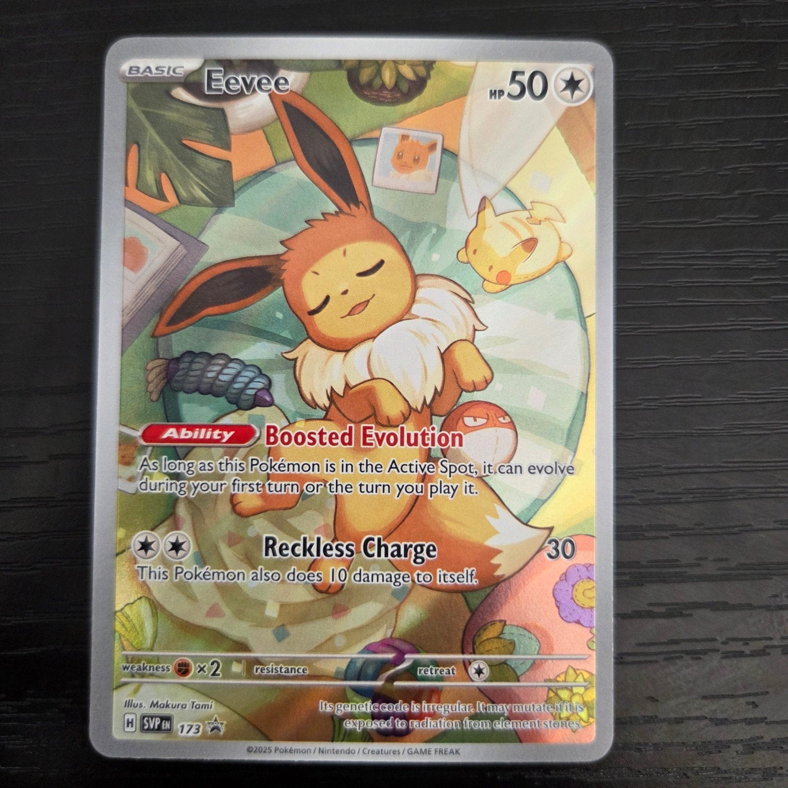 Eevee promo 173 Pokémon Kaart, Ophalen of Verzenden, Nieuw