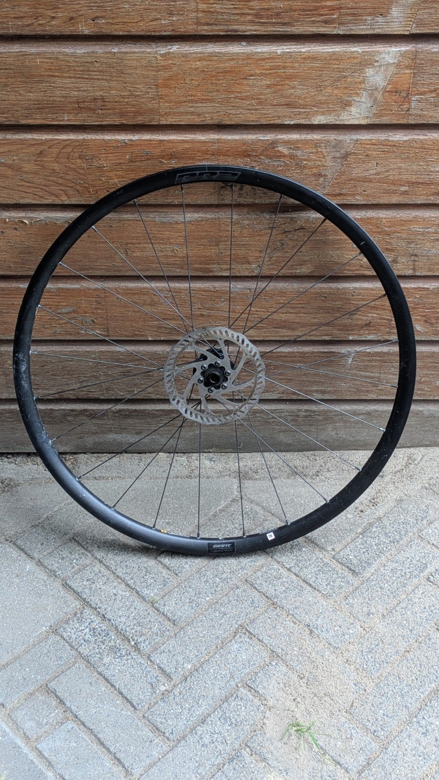 Giant PR2 voorwiel racefiets/gravelbike, disc brake, tubeles, Wiel, Gebruikt, Aluminium, Racefiets