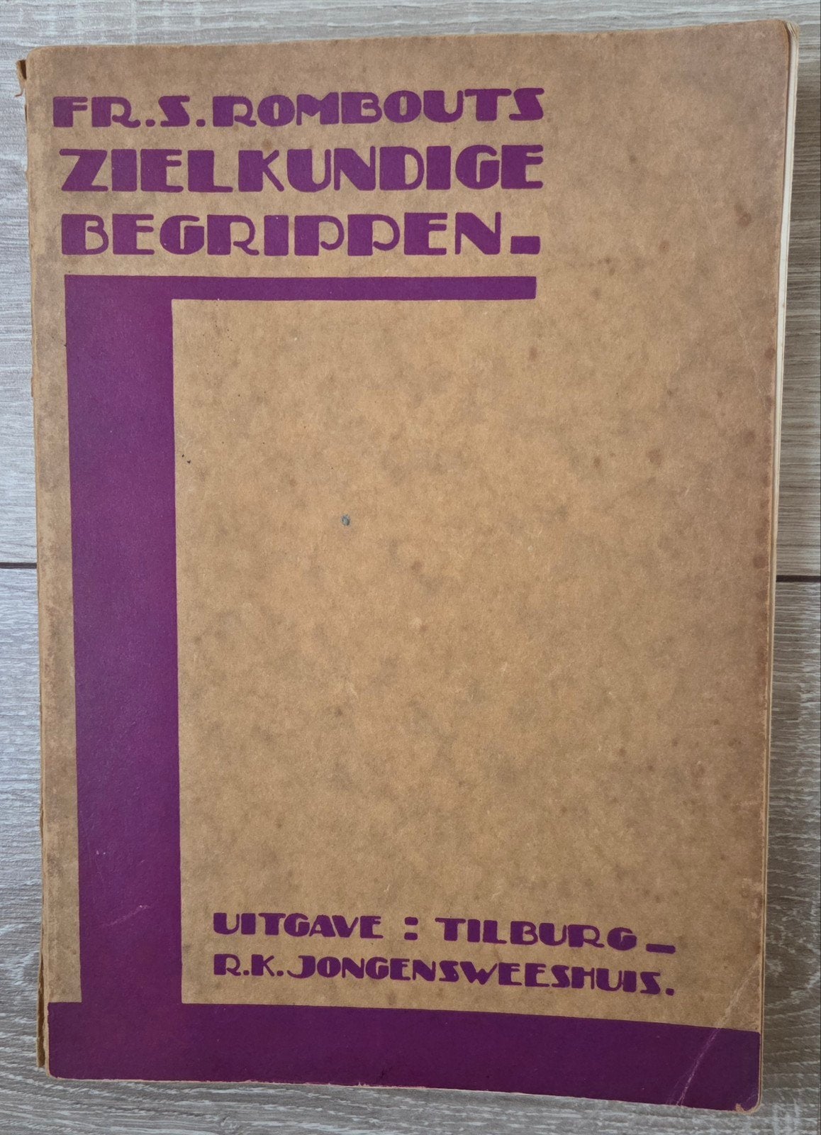 FR. S. Rombouts - Zielkundige begrippen, Antiek en Kunst, Ophalen of Verzenden, FR. S. Rombouts