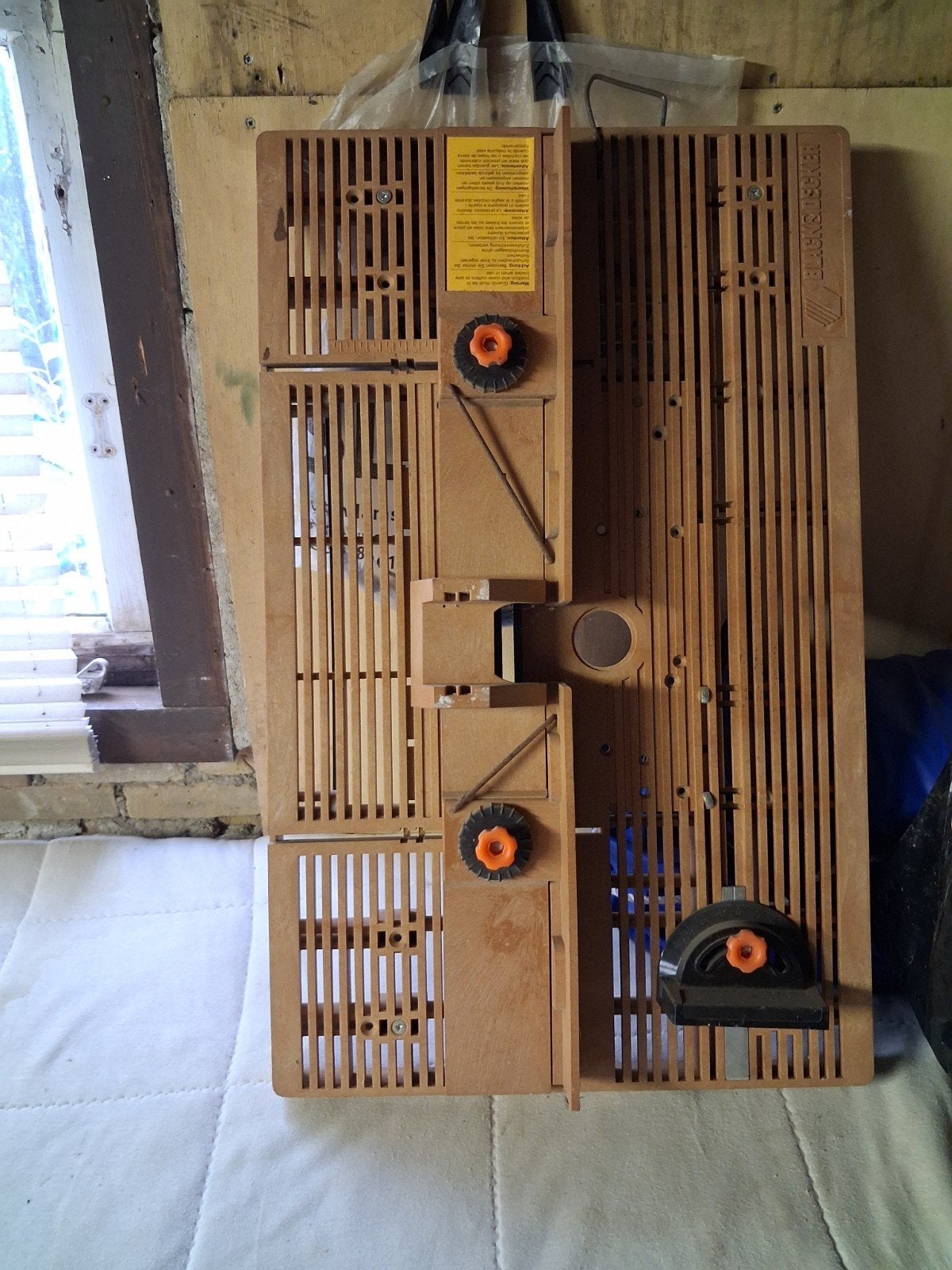 Black & Decker Zaagtafel/Werkbank met Handleiding, Ophalen of Verzenden, Zo goed als nieuw, Cirkelzaag, Black & Decker, Kinzo, Makita, Bosch, Ferm